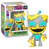 Funko Action Figures Funko Pop! Television: Invader Zim - Gir Eating Pizza (Special Edition) #1332 Vinyl Figure Multicolour