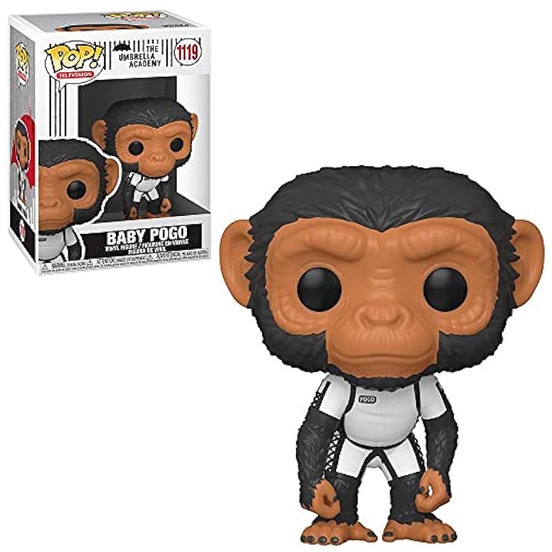POP Umbrella Academy Series 2 - Baby Pogo Funko Pop! Vinyl Figure (Bundled with Compatible Pop Box Protector Case), Multi, 3.75 inches Funko Action Figures