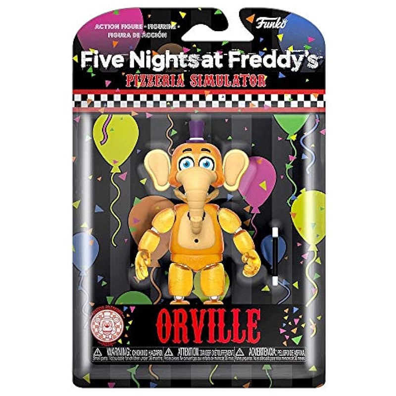 Action Figures Funko Funko Action Figures: Five Nights at Freddy's Pizza Simulator - Orville Elephant Orville El