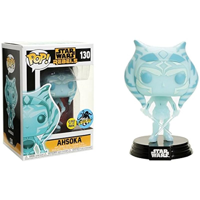 Funko Pop! Star Wars Rebels #130 Glow in The Dark Ahsoka (2017 Comikaze Exclusive) Funko Bobbleheads