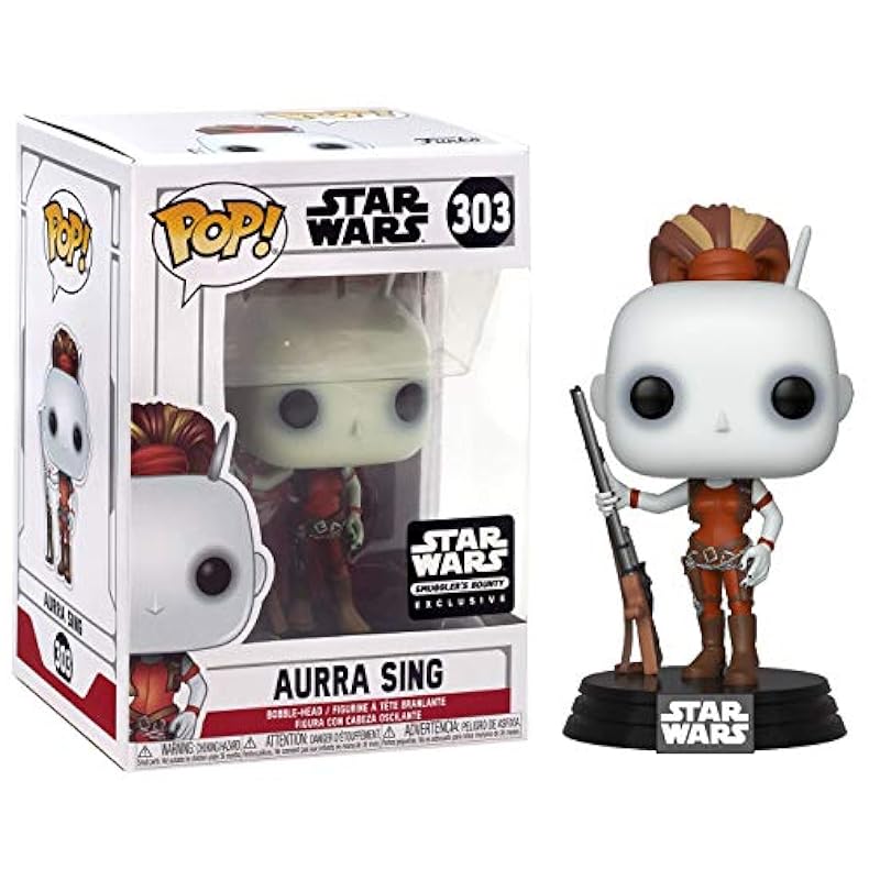 Smuggler's Bounty Pop Exclusive Star Wars Aurra Sing… Bobbleheads Funko
