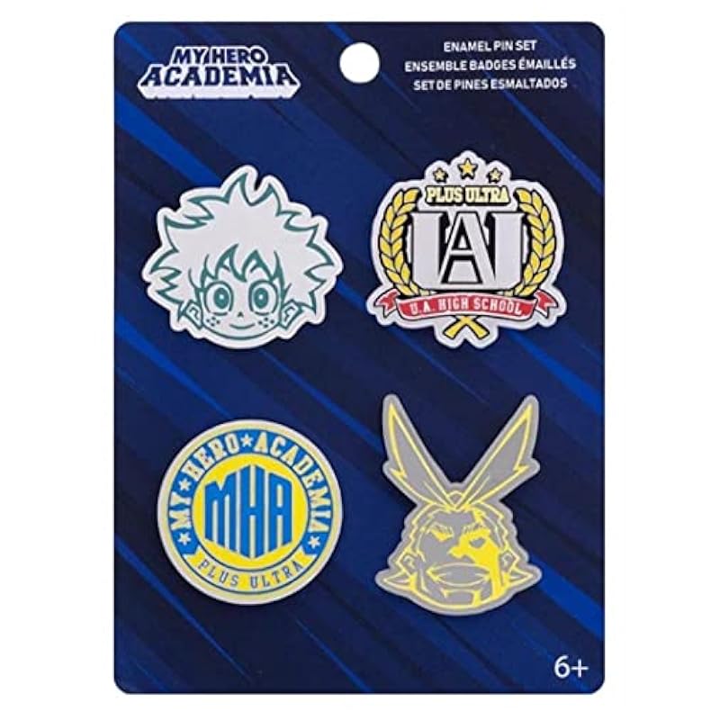 Funko Pop! 4 Piece Pin Set: My Hero Academia U.A. High School Novelty Funko