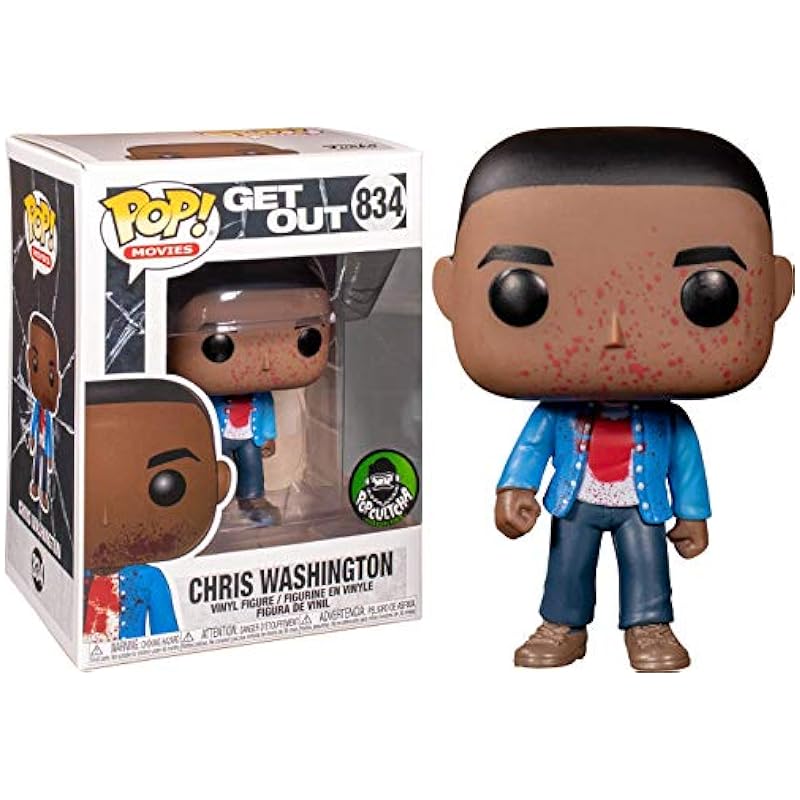 Funko Pop! Horror Movies: Get Out Chris Washington (Bloody) Exclusive Vinyl Figure #834 Funko Action Figures