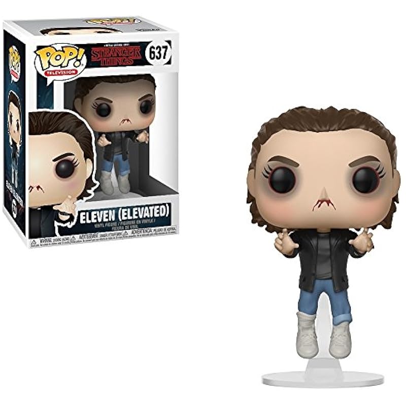 Action Figures Funko POP [Stranger Things - Punk Eleven Elevated Funko Vinyl Figure (Bundled with Compatible Box Protector Case), Multi, 3.75 inches