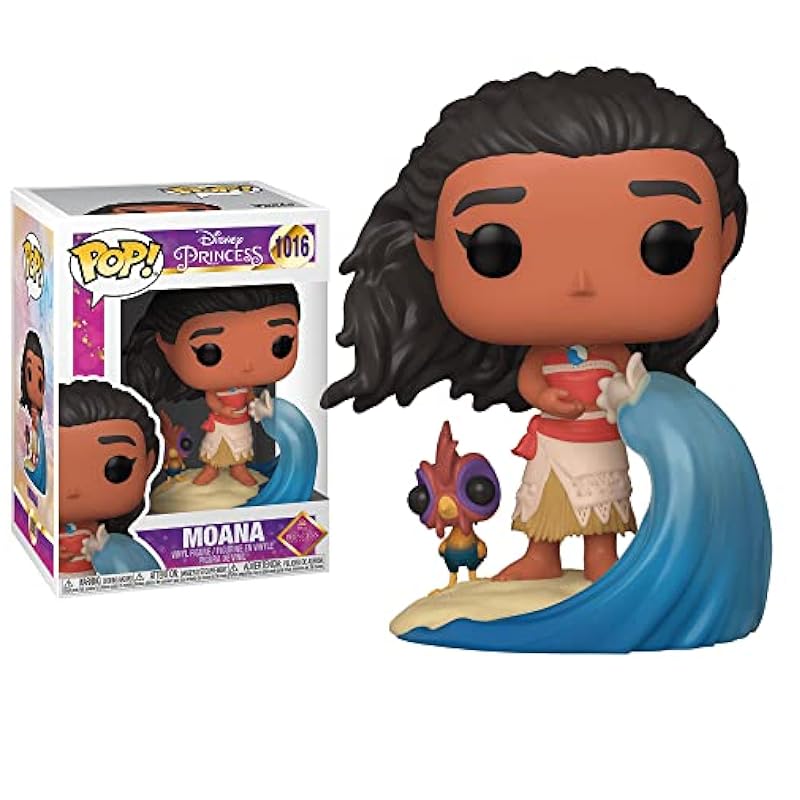 Bobbleheads Funko Funko Pop Bundle - 1 Disney: Ultimate Princess – Moana with PET Plastic Box Protecter