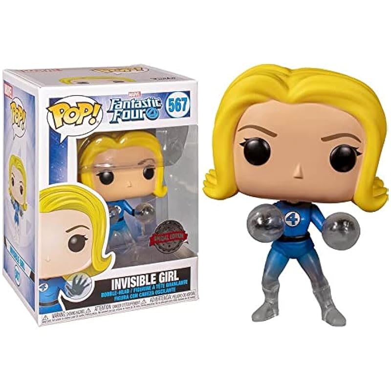 Funko Pop! Marvel: Fantastic Four - Invisible Girl Exclusive Funko Action Figures