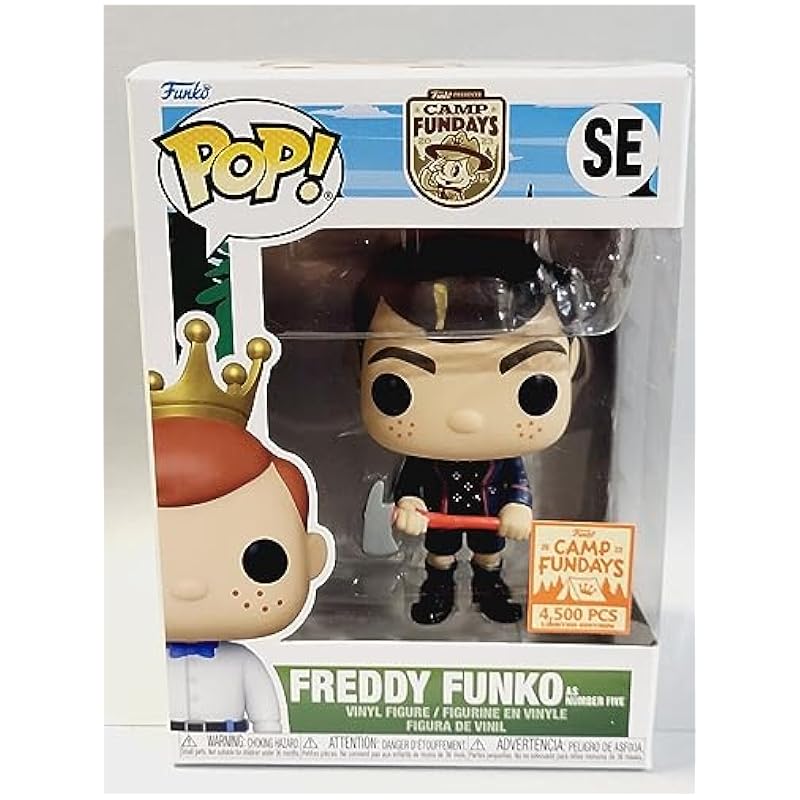 Funko Funko Pop! Freddy as Number Five 2023 Camp Fundays Box of Fun Exclusive Pop LE4500 Action Figures