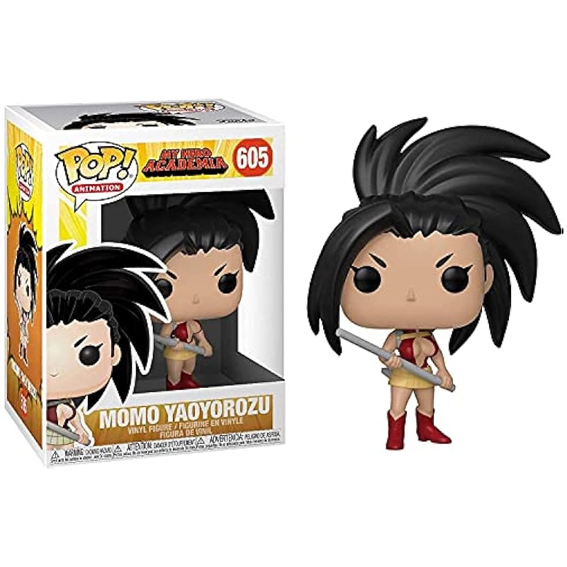 Action Figures Funko Funko POP My Hero Academia - Momo Yaoyorozu Pop! Vinyl Figure (Bundled with Compatible Pop Box Protector Case), Multi, 3.75 inches