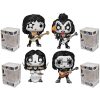 Funko Kiss + Protector: Pop! Rocks Vinyl Figure (Bundled with ToyBop Box Protector Collector Case) (Set of 4) Set of 4 Bobbleheads Funko