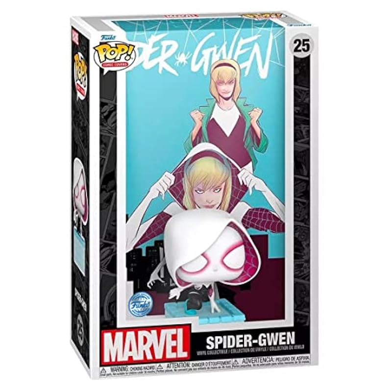 Action Figures Funko Funko POP Comic Cover Marvel Spiderman Gwen Vinyl Figure Taglia unica