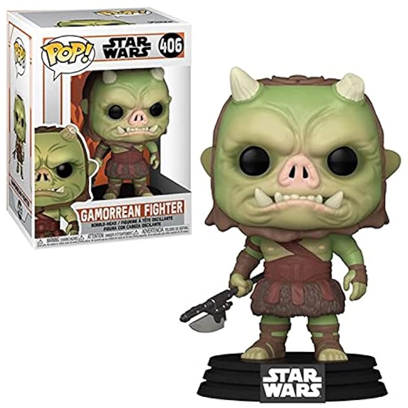 Bobbleheads Funko Funko Star Wars: The Mandalorian - Gamorrean Fighter Pop! Vinyl Figure (Bundled with Compatible Pop Box Protector Case)