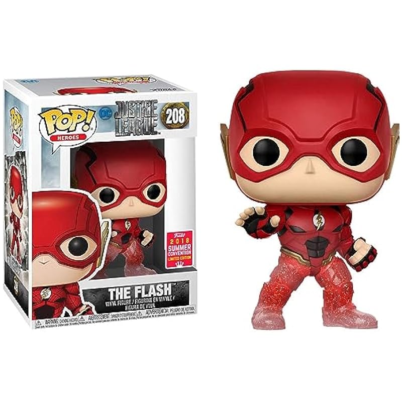 Statues Funko Funko Pop! DC Heroes #208 Justice League The Flash Running (2018 Summer Convention Exclusive)