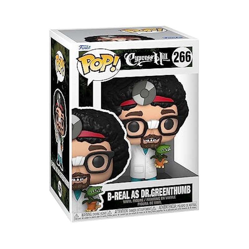 Funko Bobbleheads Funko Pop! Rocks: Cypress Hill - B Real (Dr. Greenthumb)