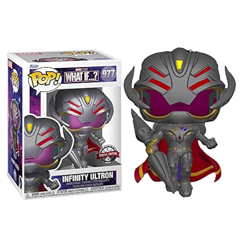 Funko Pop! What if Infinity Ultron with Javelin Weapon Exclusive 977 Bobblehead Funko Bobbleheads