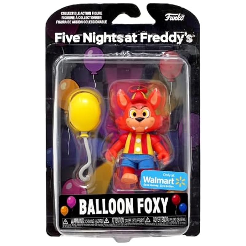 Action Figures Funko Funko Action Figure: Five Nights at Freddy's (FNAF) SB - Balloon Foxy - Collectable Toy - Gift Idea - Official Merchandise - for Boys, Girls, Kids & Adults - Video Games Fans
