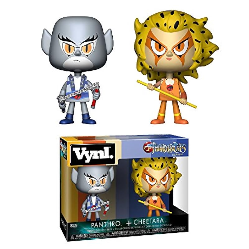 Action Figures Funko Funko Vynl: Thundercats Panthro and Cheetara Collectible Vinyl Figure