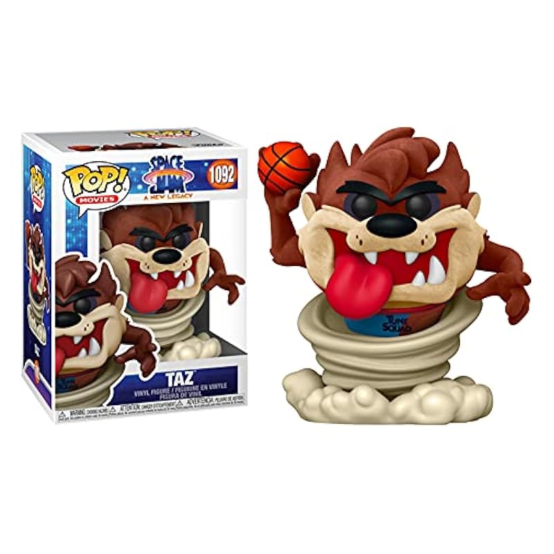 Funko POP! Movies: Space Jam: A New Legacy - Taz (Flocked) - Walmart Exclusive Funko Action Figures