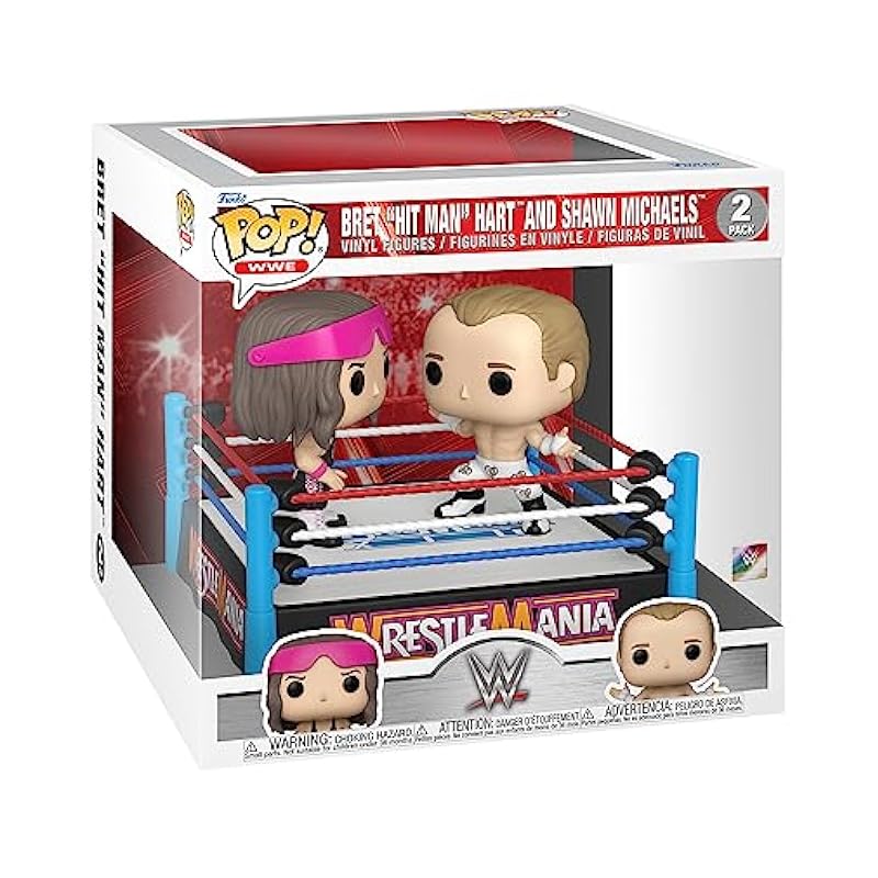 Funko Action Figures & Toy Figurines Funko Pop! Moments: WWE - Bret Hit Man Hart and Shawn Michaels