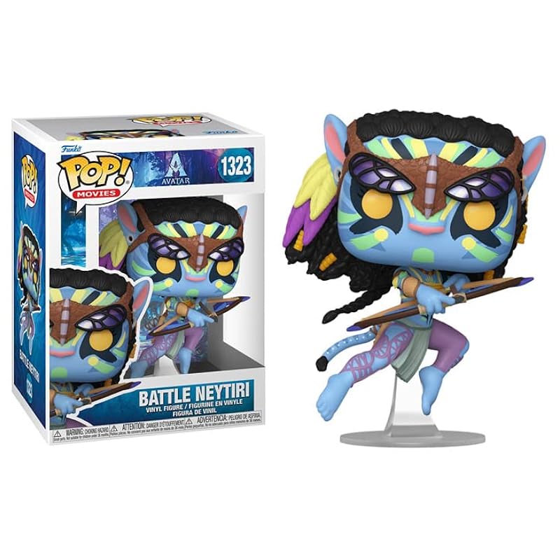 Funko Action Figures POP Avatar - Battle Neytiri Funko Vinyl Figure (Bundled with Compatible Box Protector Case), Multied, 3.75 inches