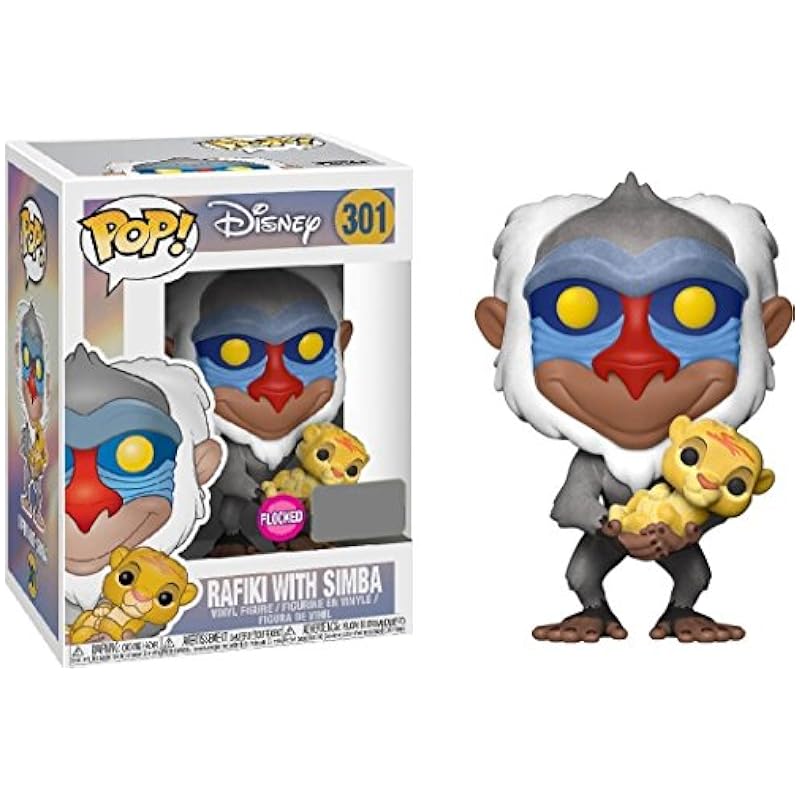 Bobbleheads Funko Funko Disney - The Lion King Pop Vinyl Collection - Figure 301 Rafiki Featuring Simba, 9 cm, 24570