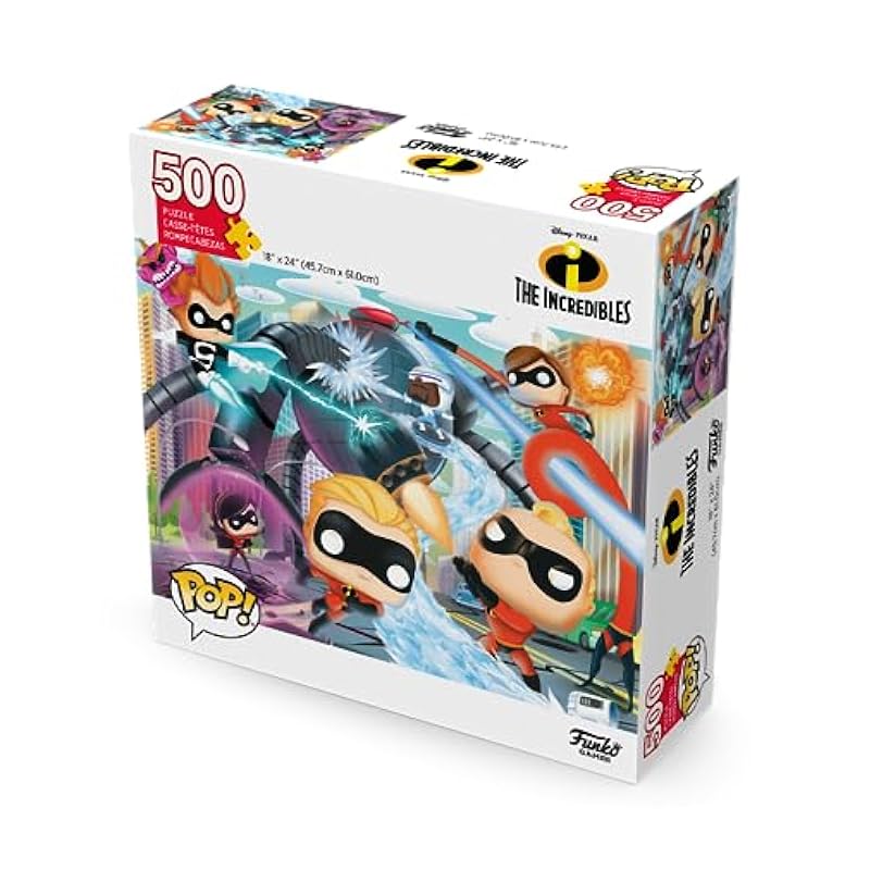Funko Pop! Puzzles - Disney Pixar The Incredibles Funko Jigsaw Puzzles