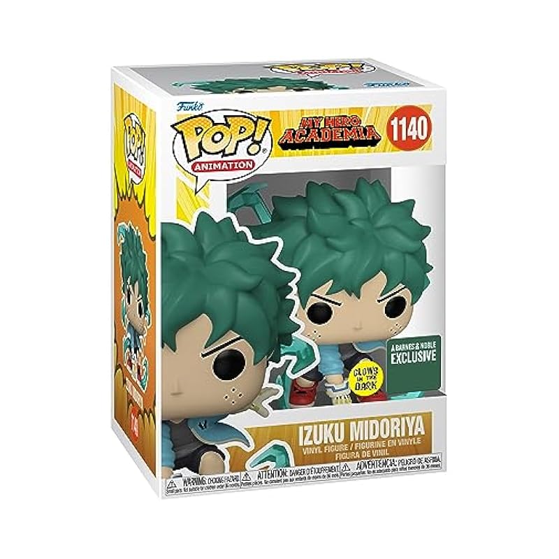 Funko Funko Pop! Animation: My Hero Academia (MHA) - Deku with Gloves - Glow in The Dark - Collectible Vinyl Figure - Gift Idea - Official Products - Anime Fans Bobbleheads