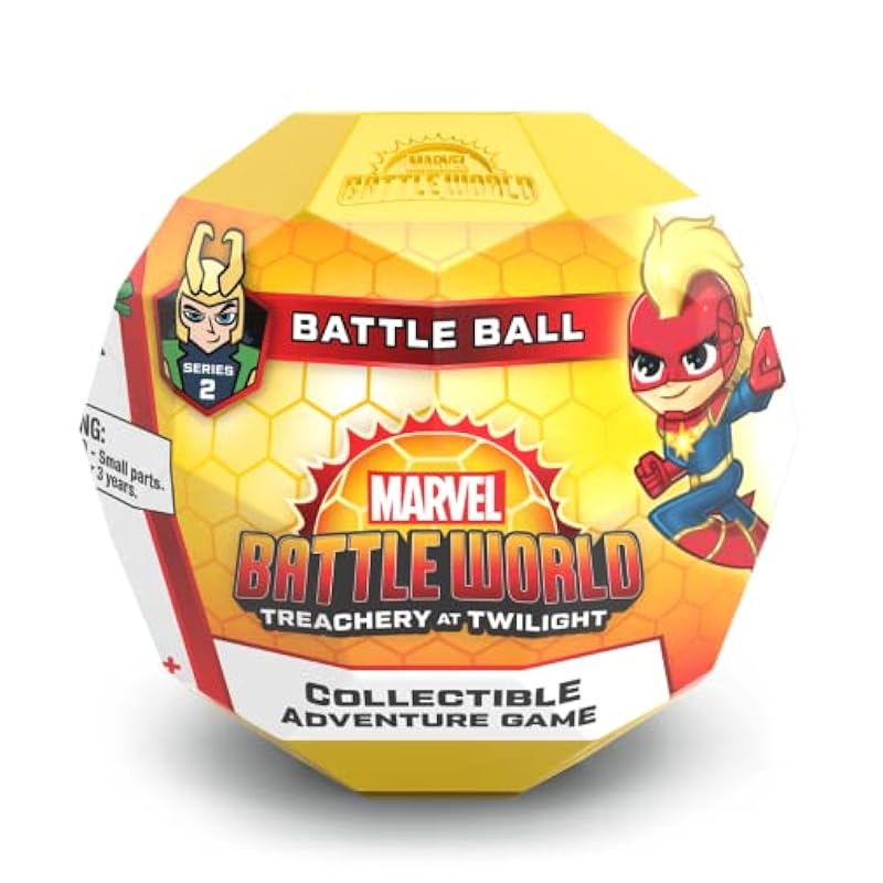 Board Games Funko Funko Marvel Battleworld: Series 2 Treachery at Twilight Collectable Adventure Game Battle Ball Includes 2 x Collectable Characters & Battle Cards - Ideal for Ages 6+