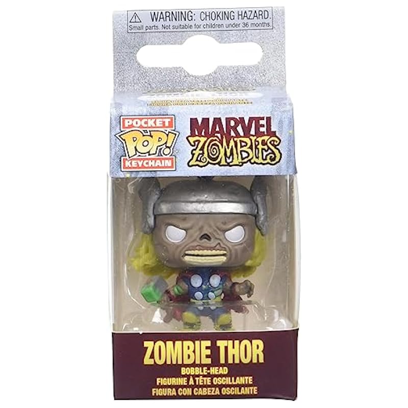 Funko Funko Pop! Keychain: Marvel Zombies - Thor Bobbleheads