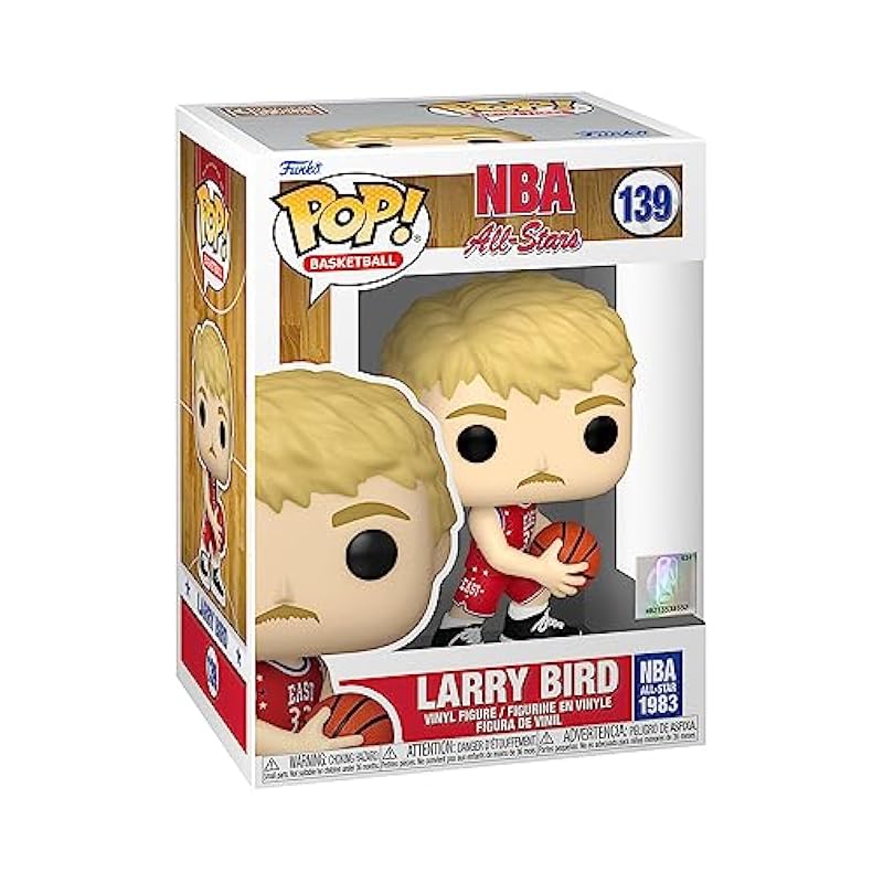 Funko Pop! NBA: Legends - Larry Bird, Red All Star Uniform 1983 Funko Toys & Game Room