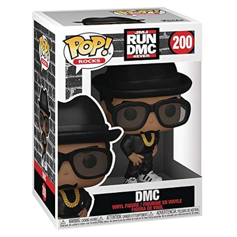 Funko Statues Run-DMC - DMC Vinyl Figure (Bundled with Pop Box Protector Case) Funko Pop! Rocks