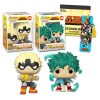 Funko Pop! My Hero Academia Bundle ~ Set of 2 MHA Figures Featuring Izuku Midoriya Deku w/Gloves and FatGum (Slim Form) | My Hero Academia Anime Figures Funko Bobbleheads