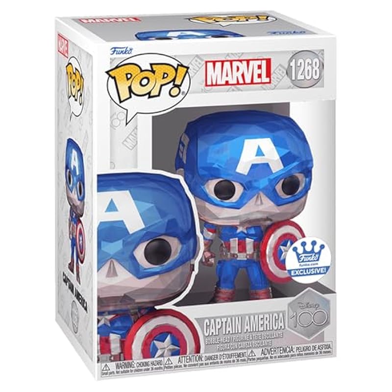 Bobbleheads Funko Funko Pop! Marvel: Captain America *Faceted Shop Exclusive