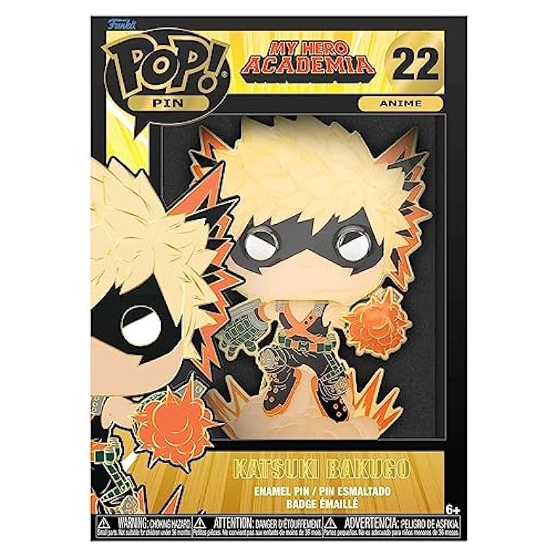 Funko Funko Pop! Sized Pin: My Hero Academia - Bakugo with Chase (Styles May Vary) Action Figures