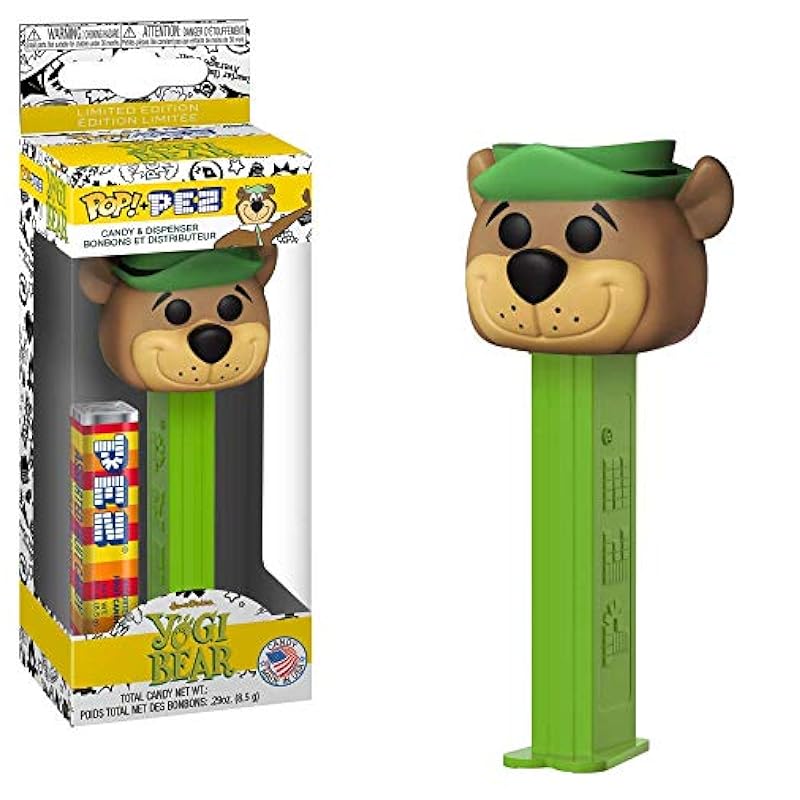 Bobbleheads Funko Funko Pop Pez: Hanna Barbera - Yogi Bear (Styles May Vary) Collectible Figure, Multi