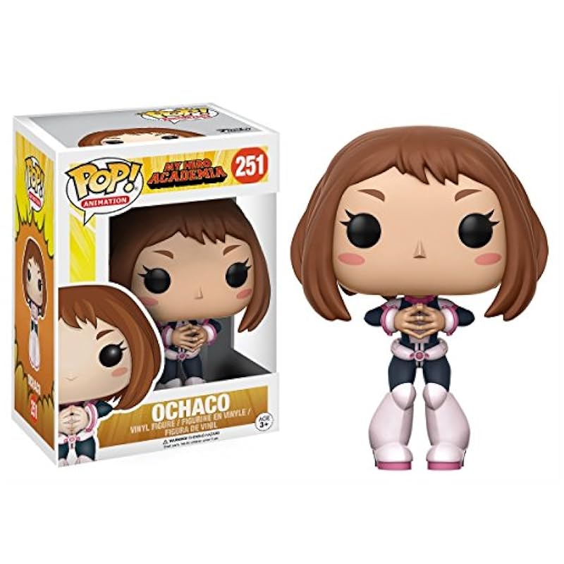 Funko Action Figures Funko POP My Hero Academia - Ochaco Pop! Vinyl Figure (Bundled with Compatible Pop Box Protector Case), Multi, 3.75 inches