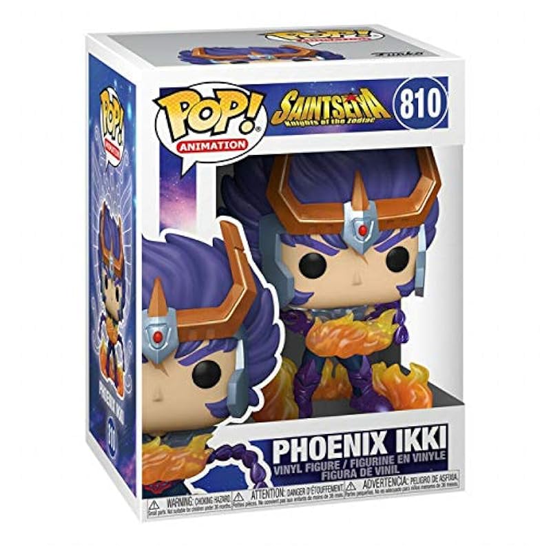 Funko Pop! Anime: Seiya - Phoenix Ikki Vinyl Figure (Bundled with Pop Box Protector Case) Action Figures Funko