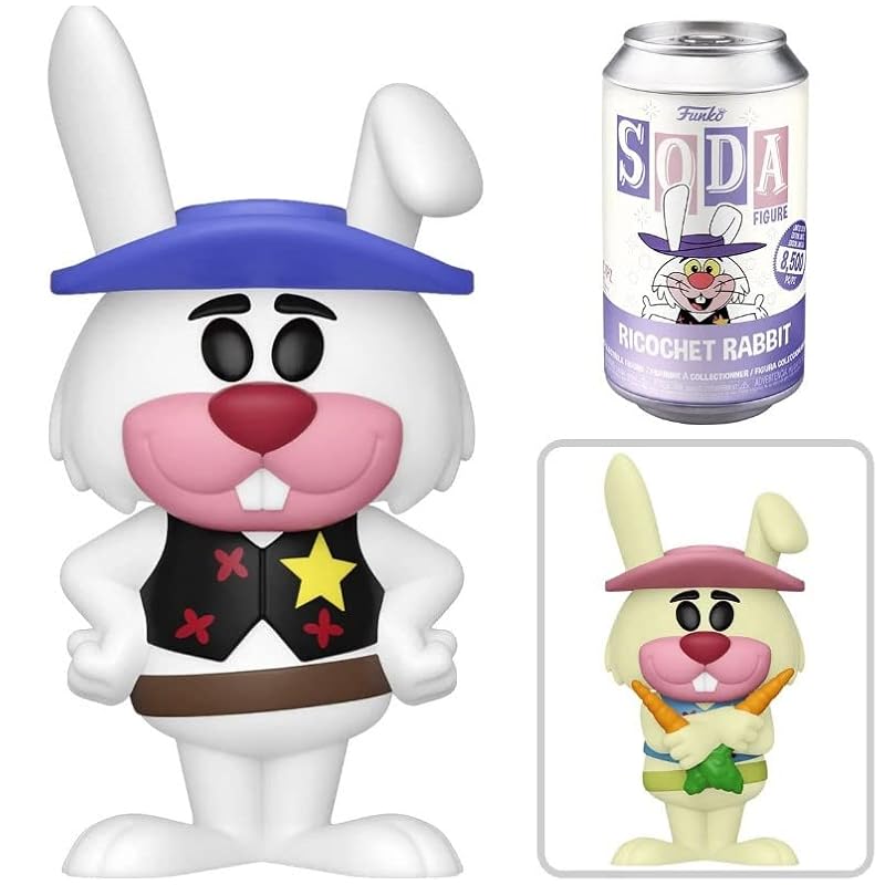 Statues Funko FUNKO VINYL SODA: Hanna-Barbera- Ricochet Rabbit (Styles May Vary)