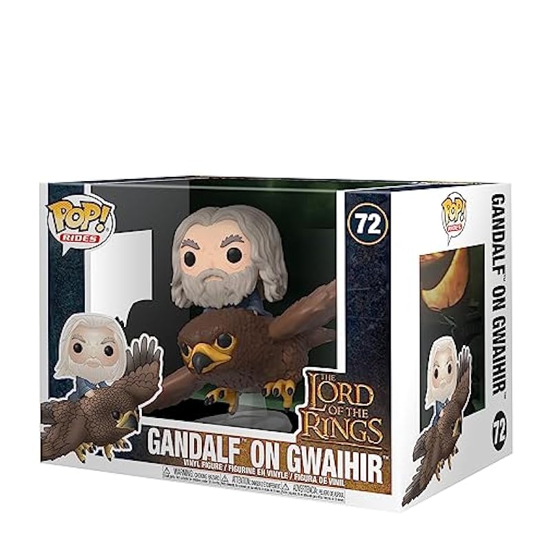 Action Figures Funko Funko 40869 POP Rides: Lord of The Rings-Gwaihir with Gandalf Hobbit Collectible Figure, Multicolour Multicolor