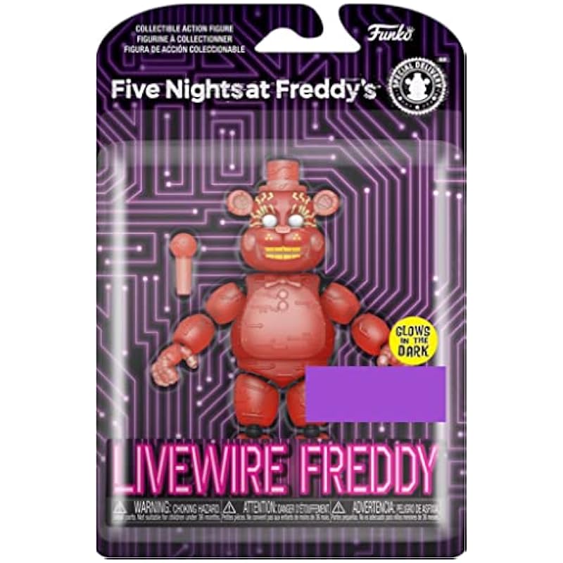 Funko Five Nights at Freddy's Livewire Freddy Action Figure Plush (Livewire Freddy Figure) Plush Figures Funko