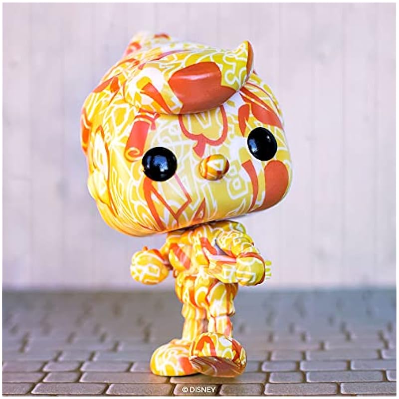 POP Artist Series: Disney Treasures from The Vault - Pinocchio, Amazon Exclusive, MultiPinocchio (55670) Pinocchio Action Figures Funko
