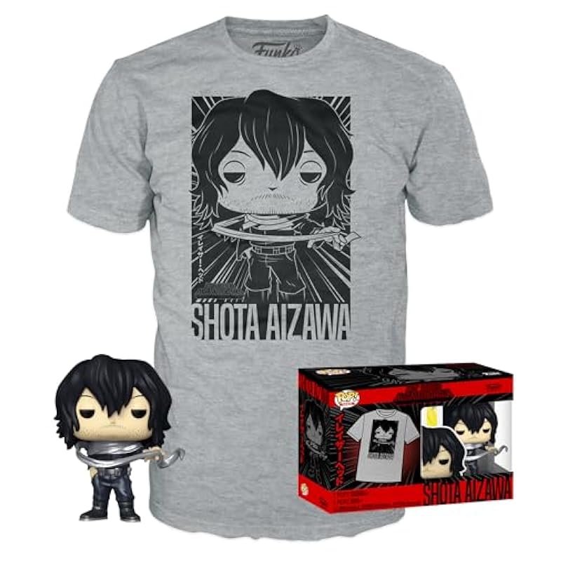Bobbleheads Funko Funko Pop! & Tee: My Hero Academia - Shota Aizawa - S Small