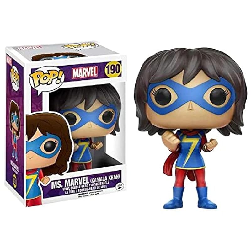 Action Figures Funko Super Hero Funko Pop! Marvel Ms. Marvel (Kamala Khan) #190