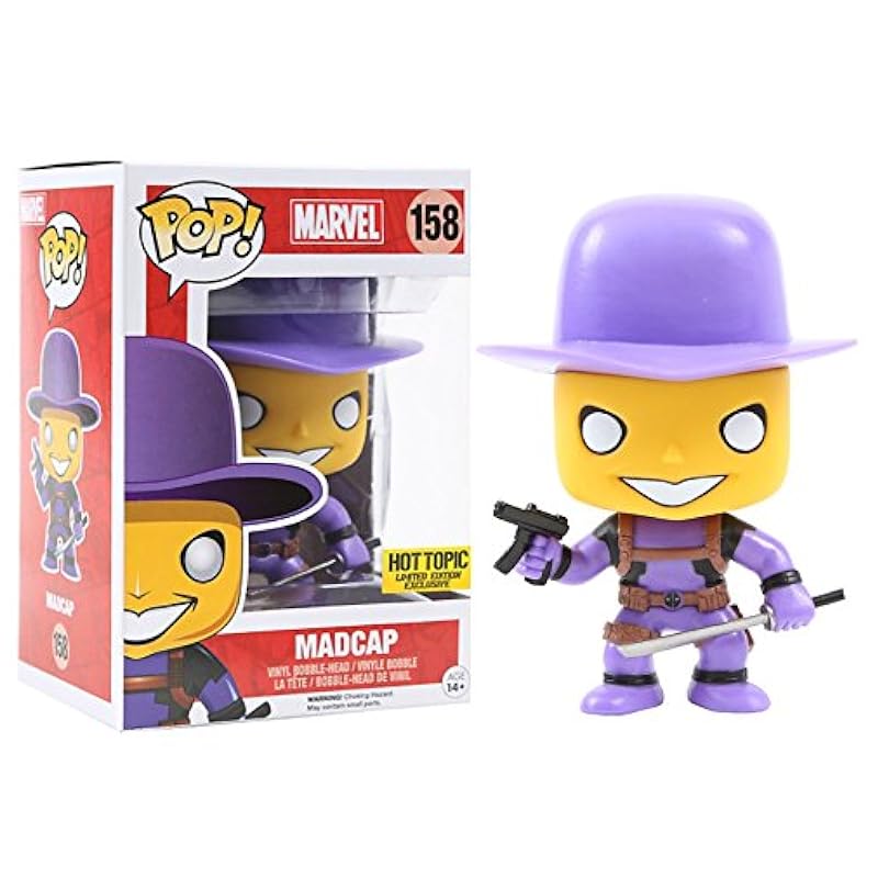 POP! Funko Marvel Deadpool Madcap Vinyl Exclusive No.158 Funko Bobbleheads