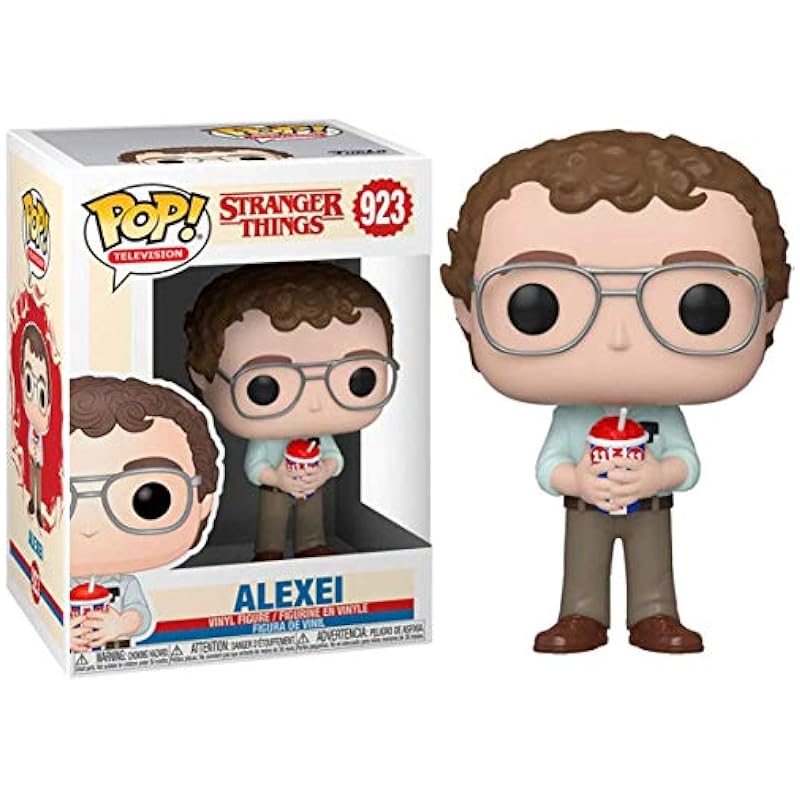 Action Figures Funko POP [Stranger Things - Alexei Funko Vinyl Figure (Bundled with Compatible Box Protector Case), Multi, 3.75 inches