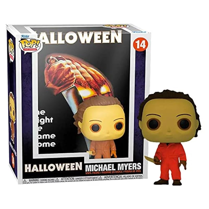Action Figures Funko Exclusive Funko POP! DVD Cover: Halloween Michael Myers Glows in The Dark Vinyl Figure, Multi