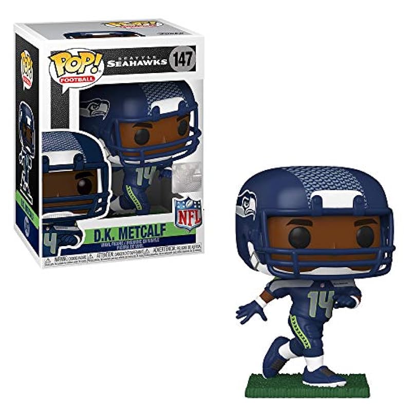 Funko Funko D.K. Metcalf (Seattle Seahawks) NFL Pop! Series 7 POP! Stand Action Figures & Toy Figurines