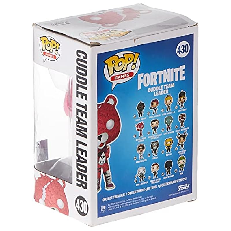 Funko Funko Pop Fortnite 430 Cuddle Team Leader Flocked (No Sticker) Statues