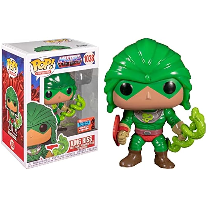 Funko Pop! TV: Masters of The Universe - King Hiss, NYCC 2020 Shared Fall Convention Exclusive Vinyl Figure… Funko Bobbleheads