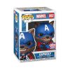 Funko Pop! Marvel: Year of The Shield - Capwolf, Amazon Funkon Exclusive Action Figures Funko