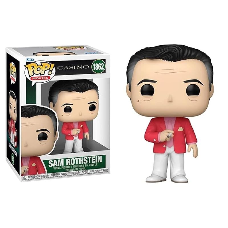 Action Figures Funko Funko Casino - Sam Rothstein + Pop Protector: Pop! Movies Vinyl Figure (Gift Set Bundled with ToyBop Box Protector Collector Case)